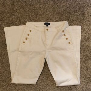 White Banana Republic Jean like pants